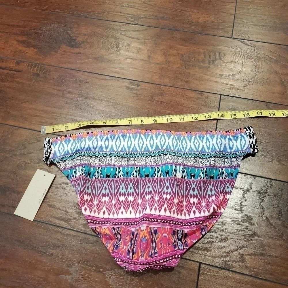 NWT Riviera Stripe Tab Side Hipster swim Bottom …